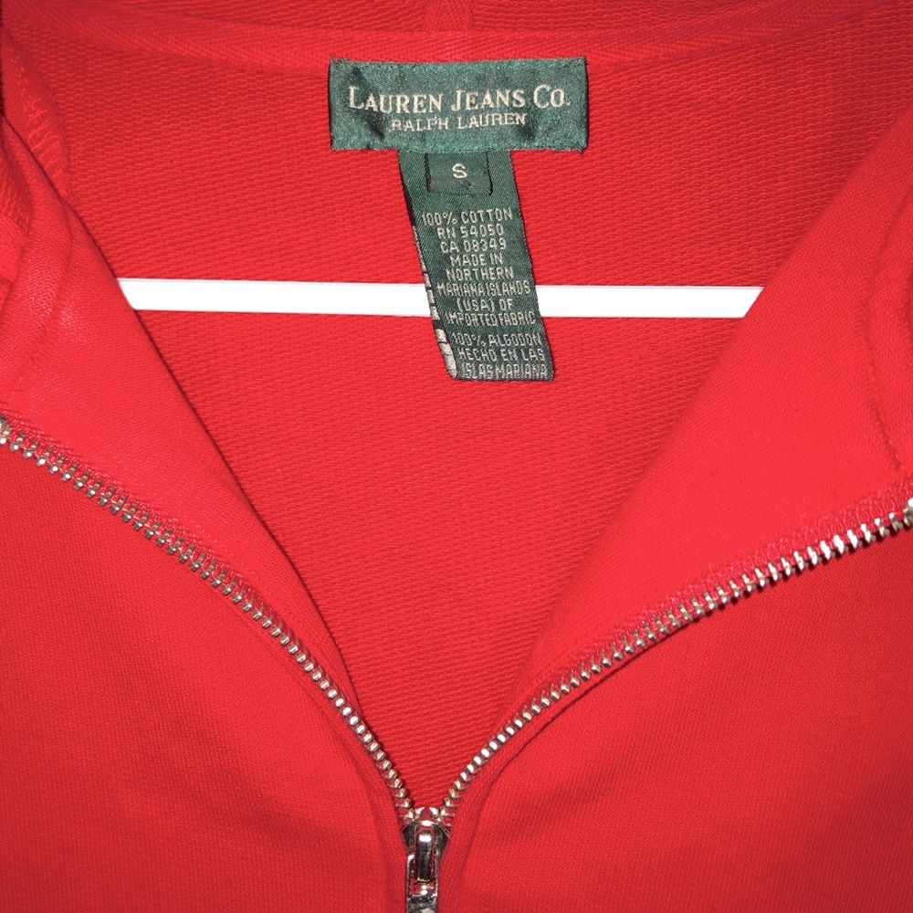 Ralph Lauren Red Hoodie
